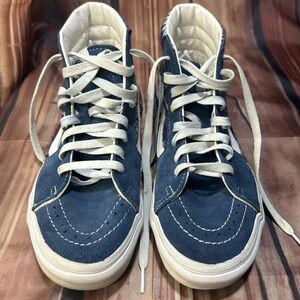 Van’s Suede Sk8-Hi Fair Isle Blue Size 7